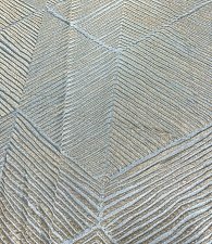 Жаккард геометрия гр.голубой\золото